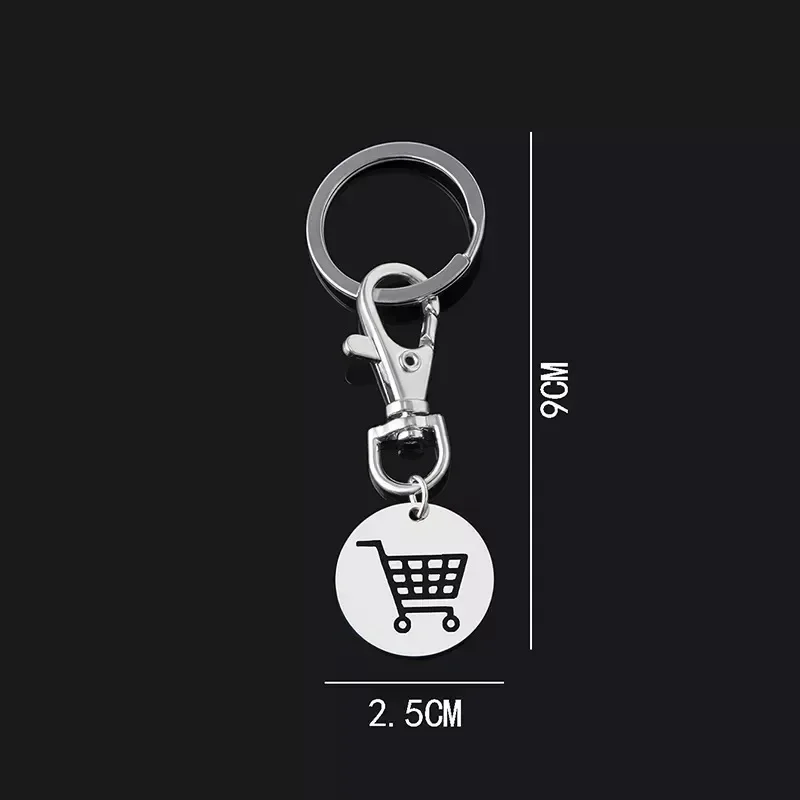 Брелок для ключей на колесиках с карабином