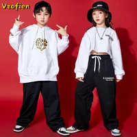 hiphop jazz dance outfit clothing for girls fashion street dance evening party kids costumes modern ballroom stage performance