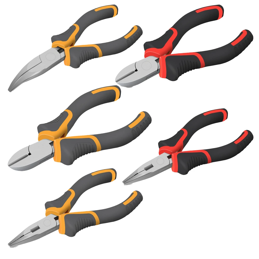 

1pc Multi Functional Pliers Electrical Wire Crimping Self-Adjusting Stripping Cable Cutter Cutting Side Snips Electrical Tools