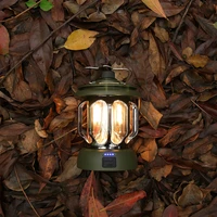 lantern camping searchlight outdoor flashlight usb rechargeable household 3 modes dimmable torch portable hanging lamp