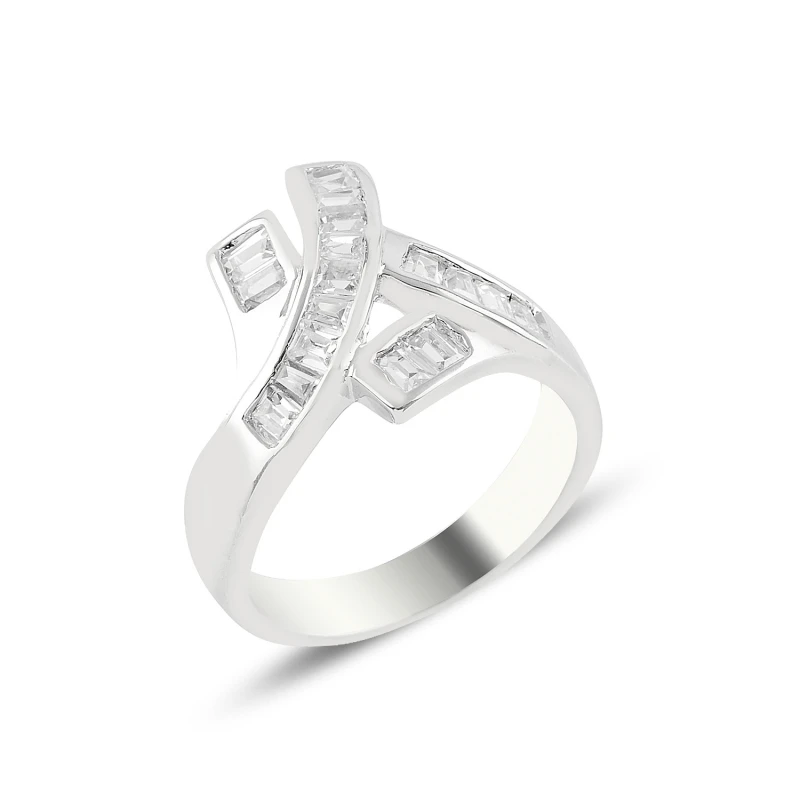 

Silver 925 Sterling Zircon Stone Ring