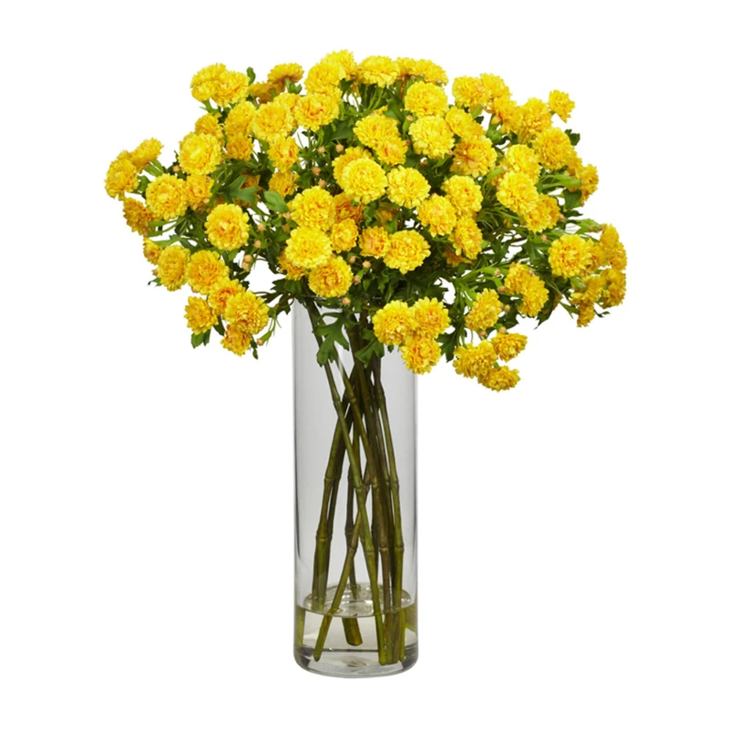 

Japanese Artificial Flower Arrangement, Yellow