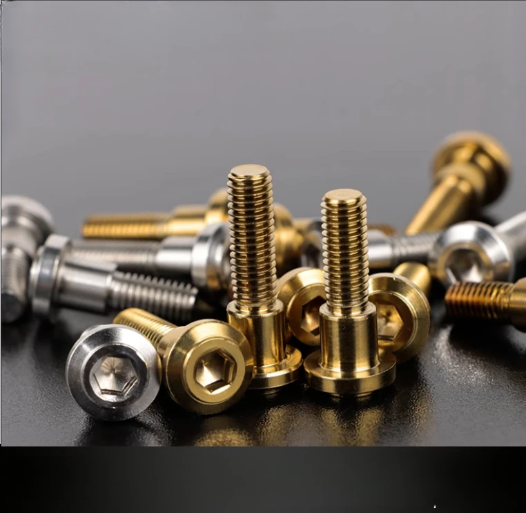 

M8 stainless steel disc screw No. 9 electric vehicle motor brake disc gold-plated screw