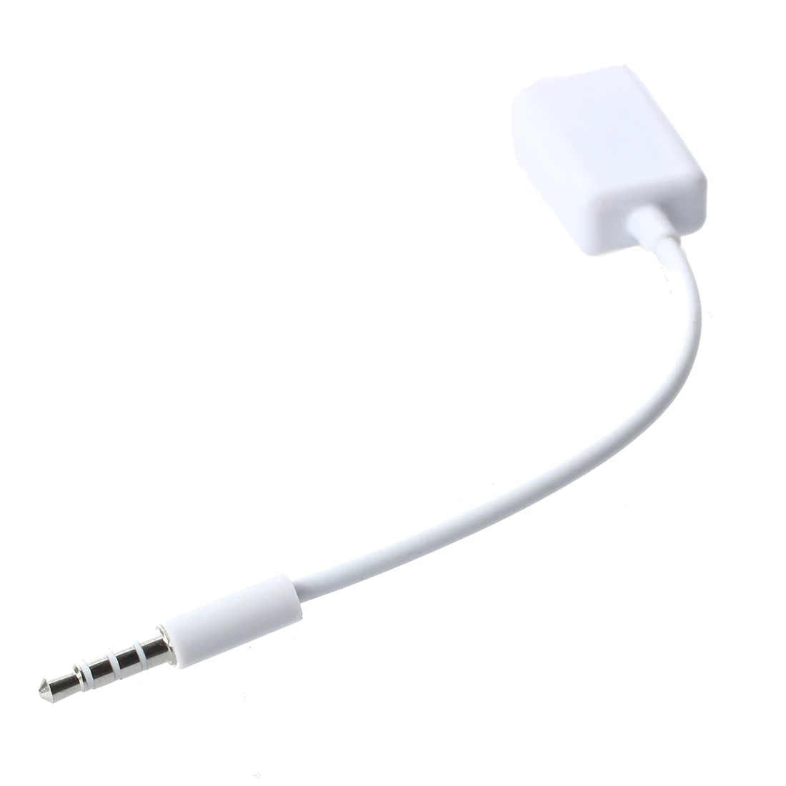 Автомобильный MP3 3 5 мм штекер AUX аудио разъем к USB 2 0 гнездовой конвертер кабель