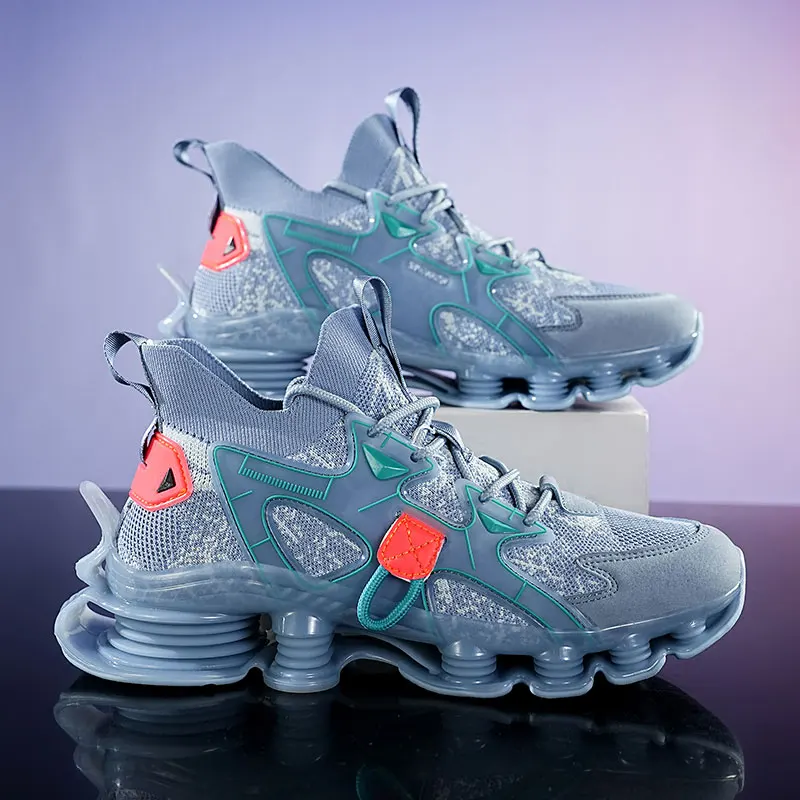 

2023 New Men's Sports Shoes Breathable Casual Fashion Sneaker High Quality Comfortable Outdoor Non-slip Walking Jogging Footwear