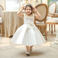 girl flower sequins christmas dress for kids birthday princess party clothing toddler infant bow children dress for girl clothes