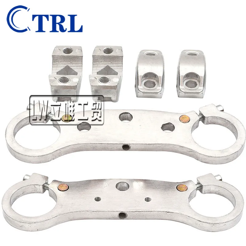 

1 Pair 25mm Frame Faucet Front Fork Upper and lower Connecting Plate Block Triple Tree for 49cc Mini Motorcycle Dirt Pit Bike