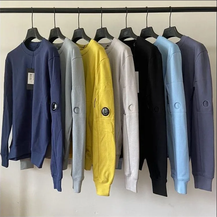 НОВЫЙ Y2K повседневный свободный пуловер с круглым вырезом толстовка капюшоном CP