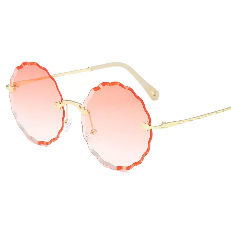 

Солнцезащитные очки круглые для мужчин и женщин, винтажные брендовые дизайнерские ретро солнечные очки с большой металлической оправой в в...