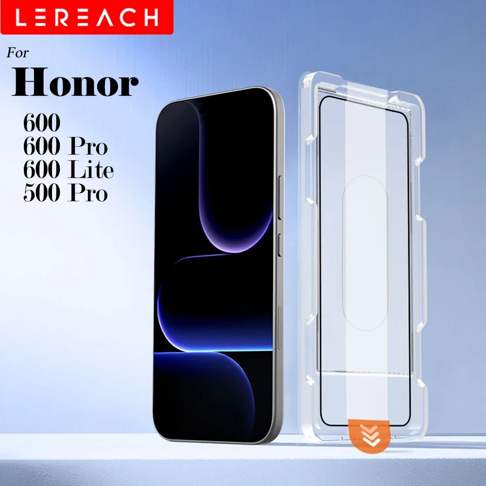 Фото Защитное стекло Lereach для Honor 600 Pro, 600 Lite, 500 Pro с позиционирующей рамкой №1