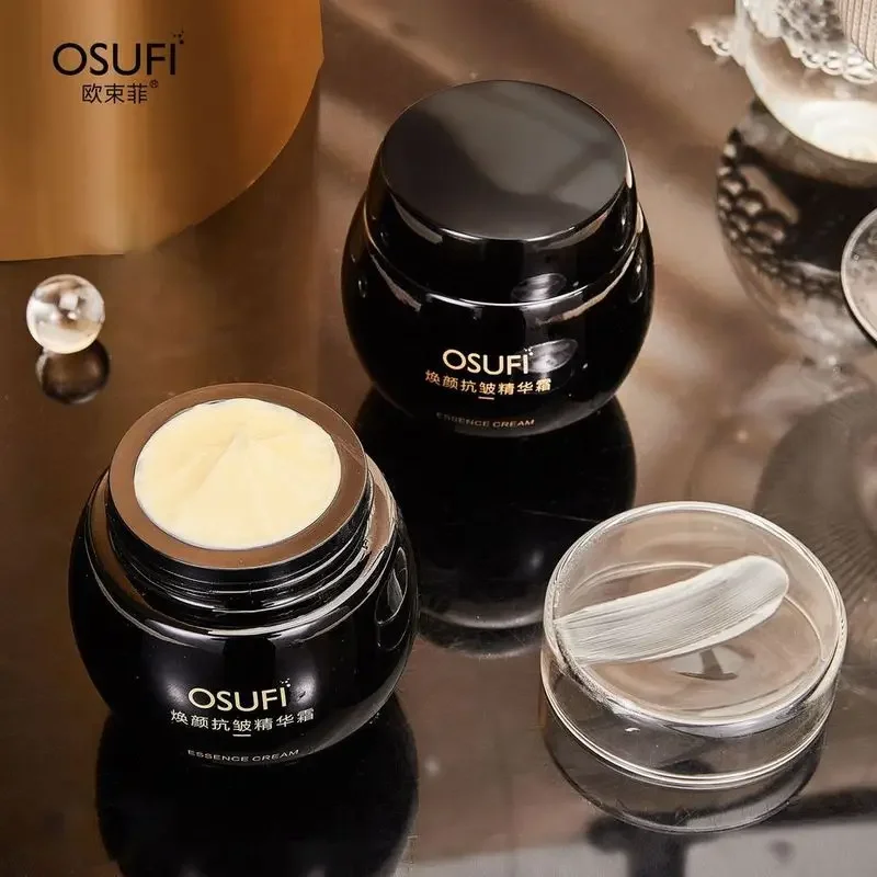 OSUFI эссенция против морщин черный крем для лица увлажняющий осветляющий тонкие