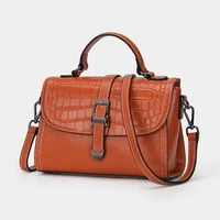 fashion trend boston messenger luxury designer handbags womens genuine leather casual vintage tote shoulder bags for ladies gir