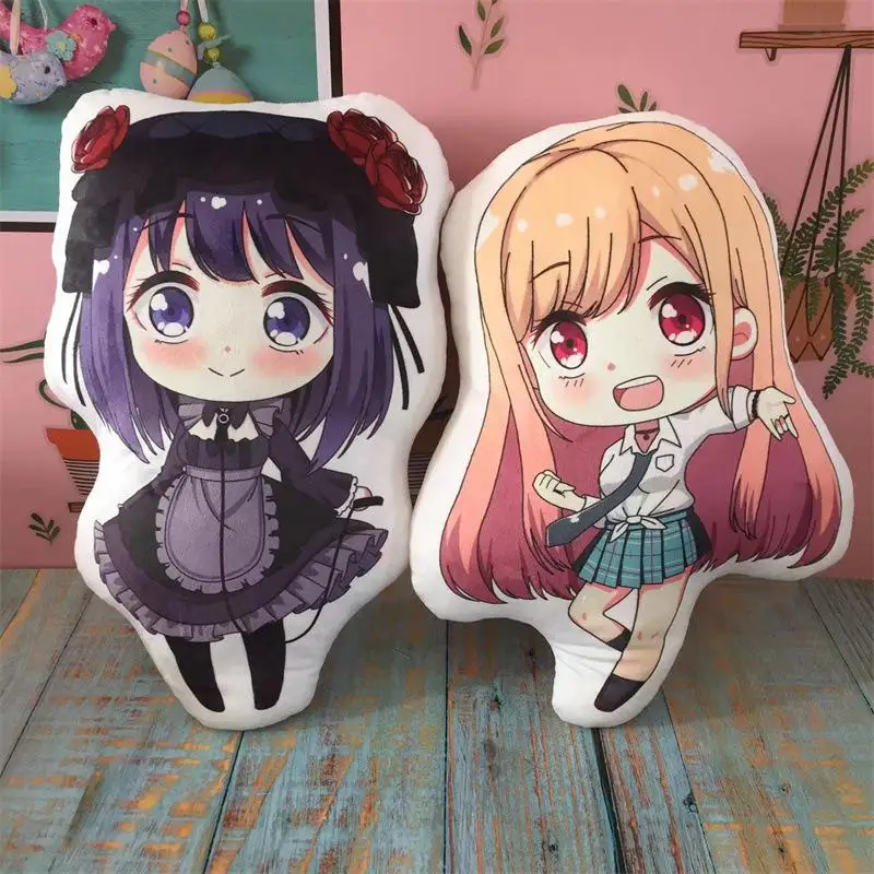 

Anime My Dress-up Darling Plush Toy Kawaii Lolita Stuffed Plushie Dolls Kitagawa Marin Cosplay Peluche Soft Pillow Keychain Gift