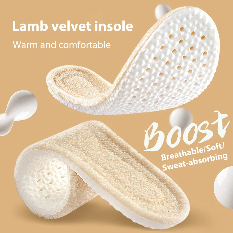 

Утолщенные теплые стельки, 1 пара, стельки для обуви, обувь для снега, подкладка для обуви, имитация кашемира, зимние теплые мягкие плюшевые стельки с подогревом