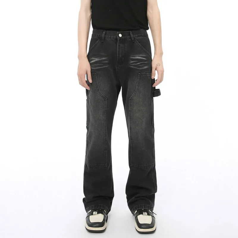 Мужская одежда в американском стиле повседневные свободные мужские прямые