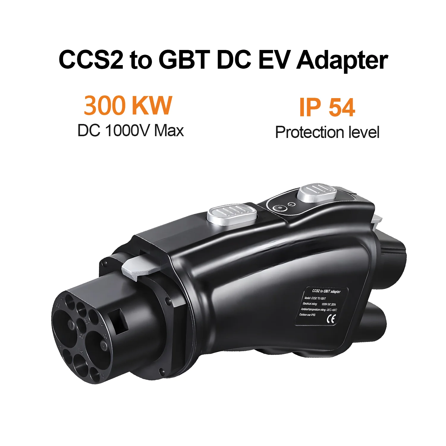 

GOODCELL 300KW 300A CCS2 To GBT Автомобильный адаптер постоянного тока Разъем зарядного устройства для электромобиля CCS2 To GBT Адаптер для BYD GE3