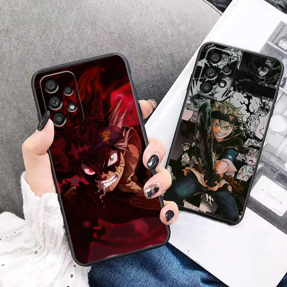 

Funda Case For Samsung A73 A71 A53 A33 A32 A13 A12 A80 A71 A70 A52 A51 A50 A32 A30 A23 A22 A21 5G Case Asta Anime Black Clover