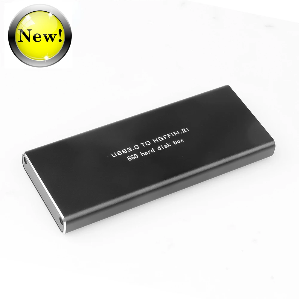 

Новый корпус M.2 для USB 3,0 5 Гбит/с SSD адаптер для хранения SSD чехол для жесткого диска 2230 / 2242 / 2260 / 2280 мм