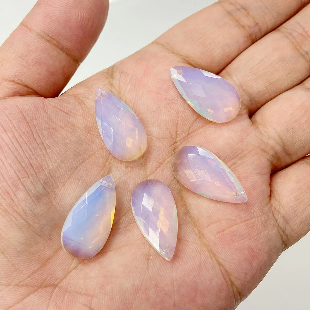 Подвеска из натурального камня тигровый глаз 13 х25 мм