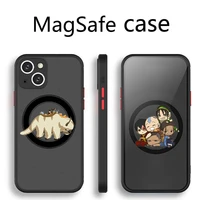 avatar the last airbender phone case transparent magsafe magnetic magnet for iphone 13 12 11 pro max mini wireless charging