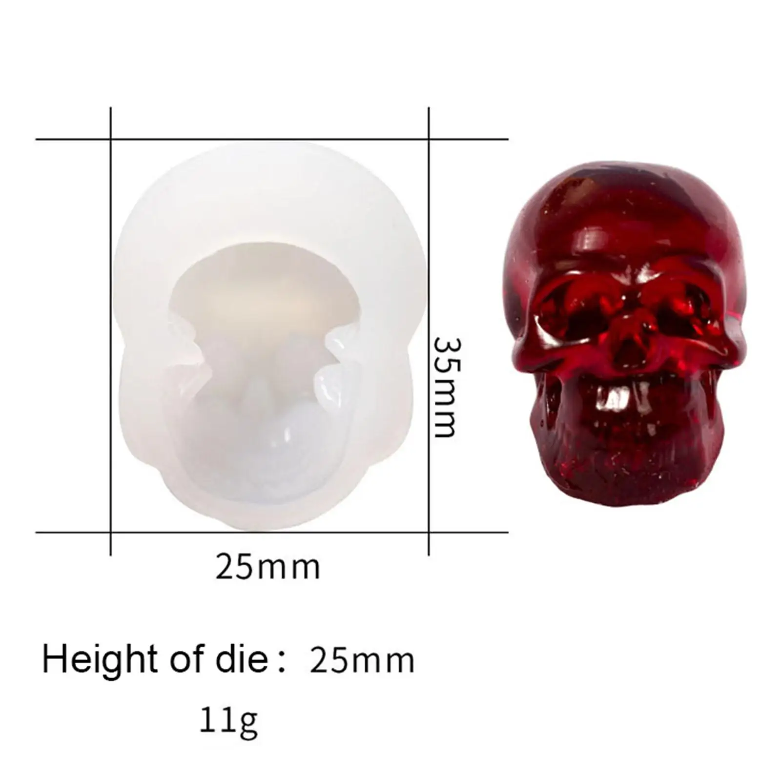 Skeleton Candle Molds Silicone Soap Mold DIY Skull Craft Jewelry Making | Candles