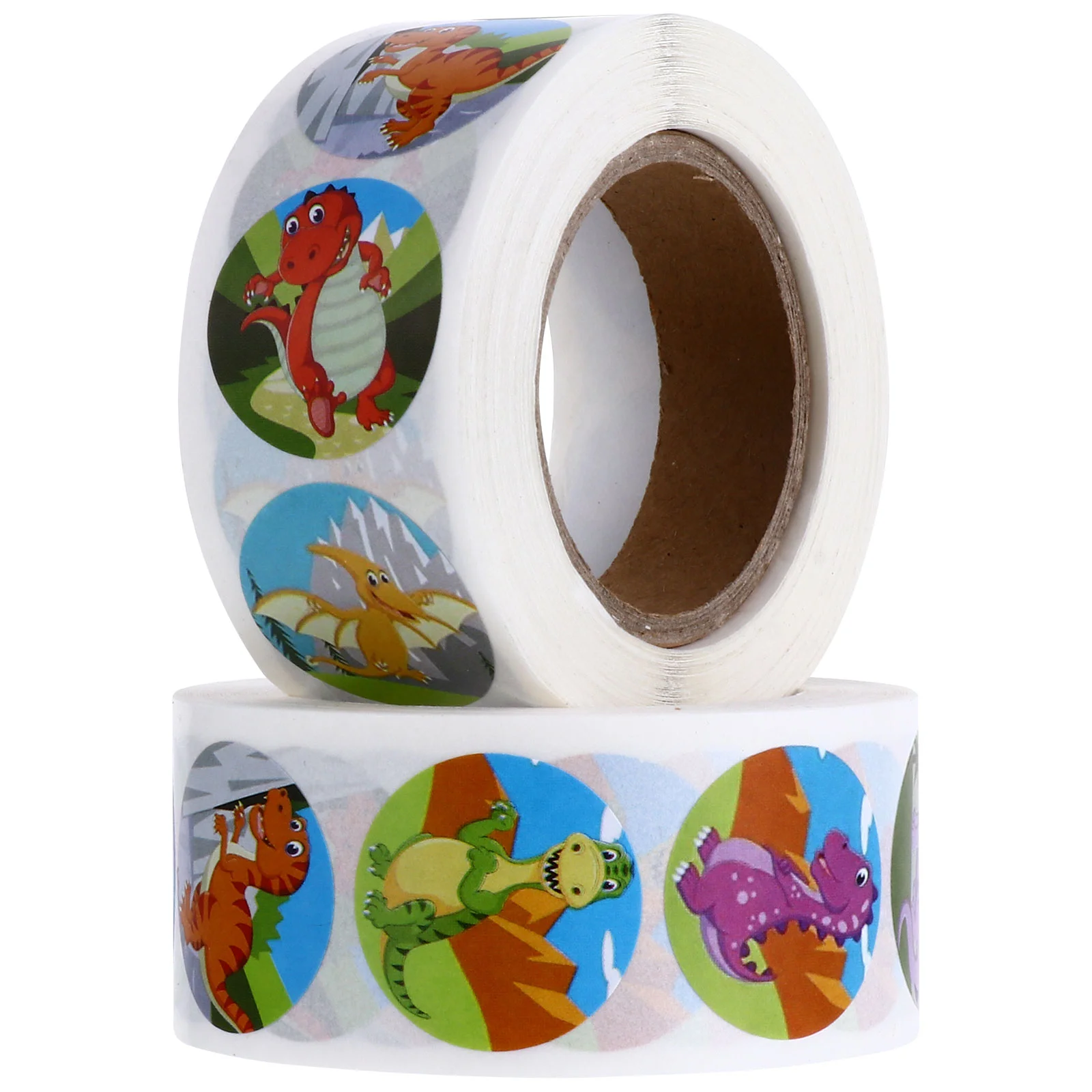 

Наклейка s запечатывание этикеток, подарок для вечевечерние, рулон с животными, конфеты, выгодные сувениры, круглая бумага с животными для и...