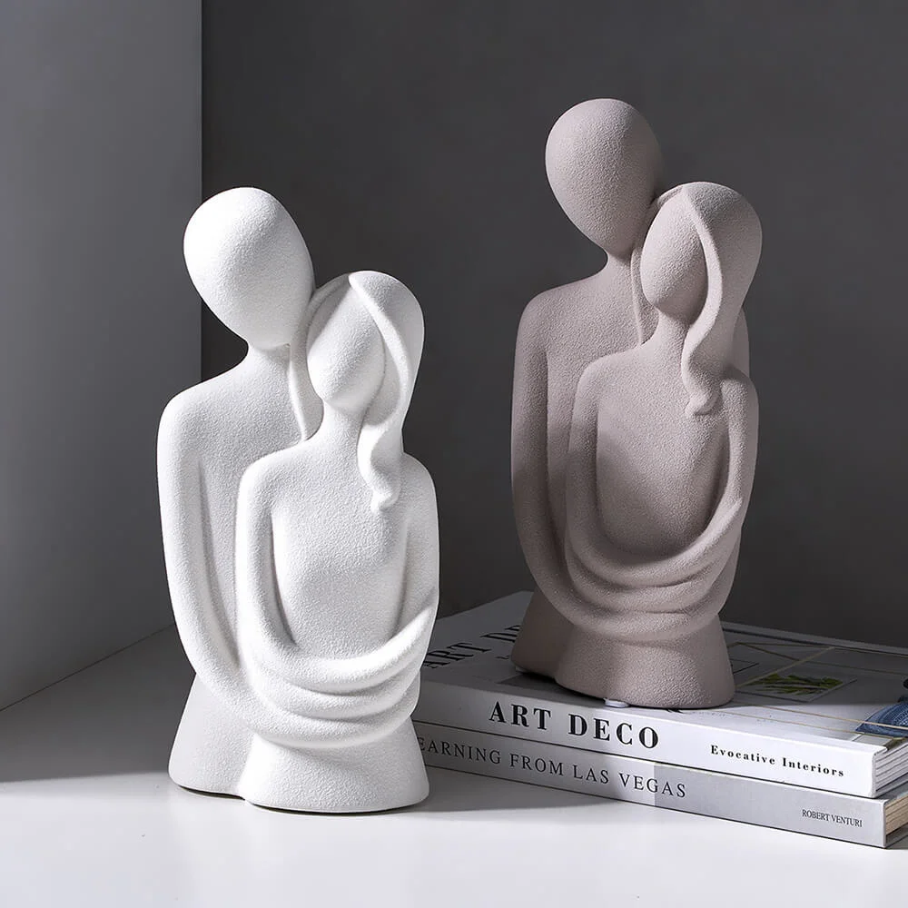 

Abstract statue home decoration thinker character sculpture garden resin figure ceramic room decoration christmas crafts