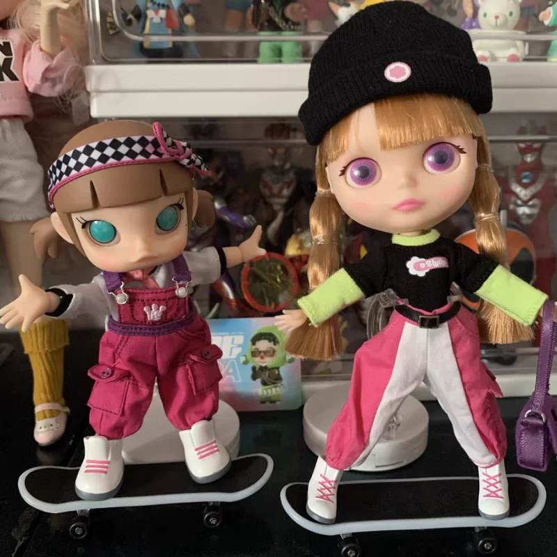 

Original 15cm Molly Blyth Bjd Doll Skateboard Slide Girl Big Size Anime Figure Dolls Joint Body Collection Decoration Toys Gifts