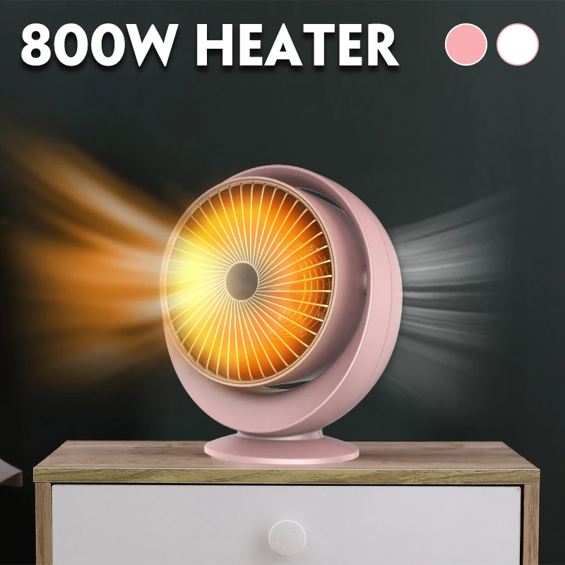 

800W Electric Room Heater for Bedroom Energy Saver Low Consumption Electric Heater Portable Radiator Central Heating for Home