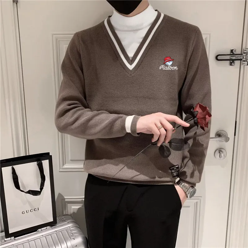 

2022 Autumn Malbon Golf Top The New Men Golf Wear New Goods Tee Men T-shirts Men's Sweater Golf Clothing Horse Golf supplies
