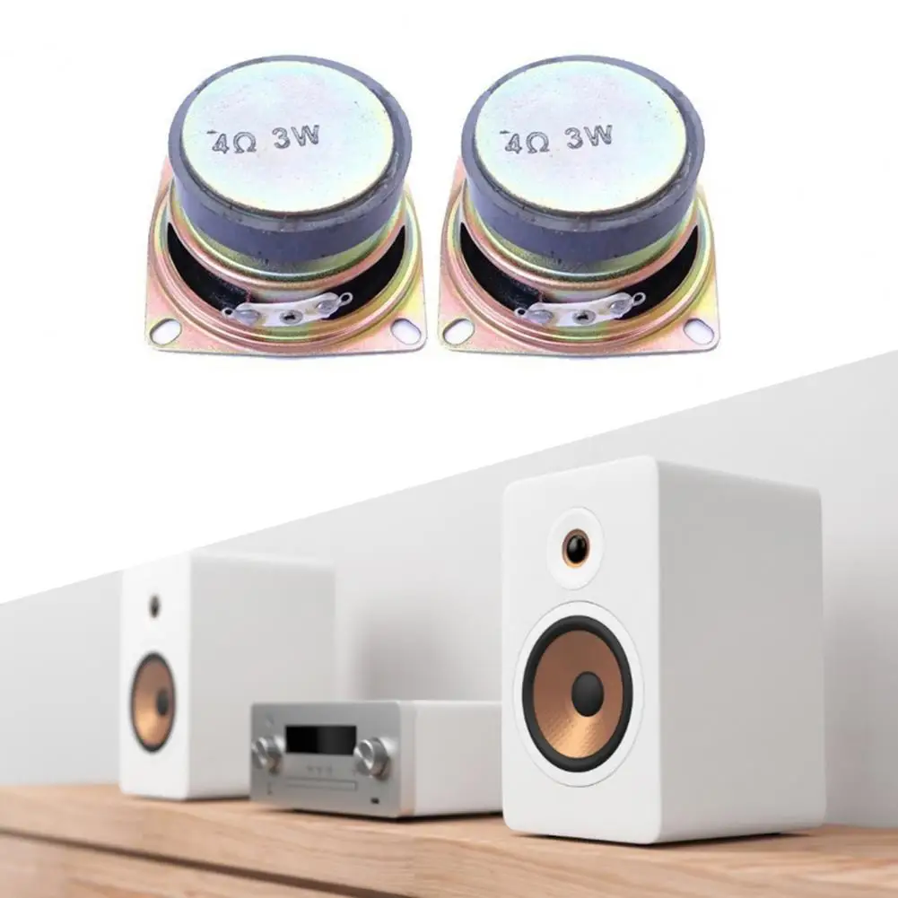

Speaker Mini Stereo Metal Full Range Loudspeaker Box for Home