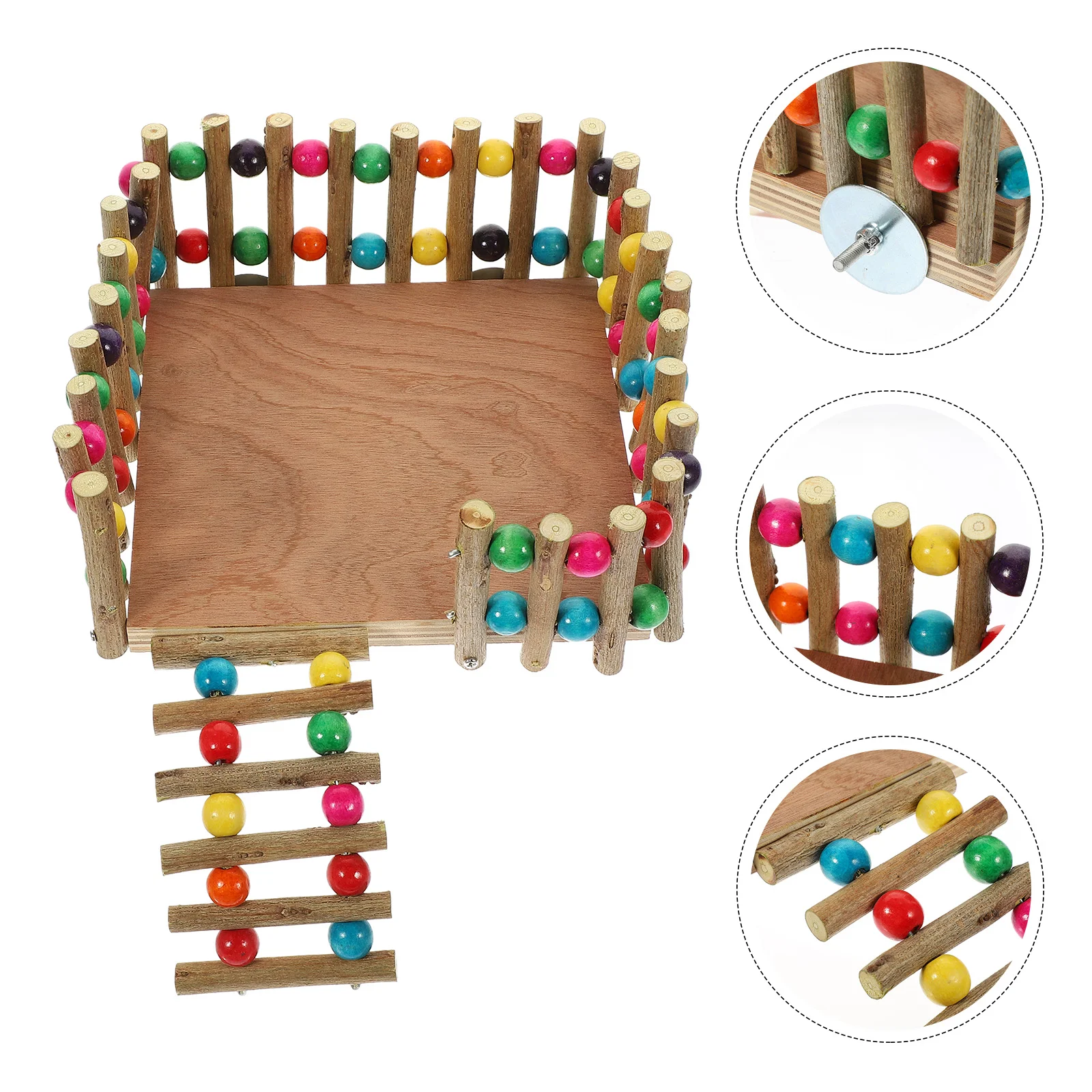 

Standing Pedal Small Board Safe Fence Design Pedal for Hamster Rabbit