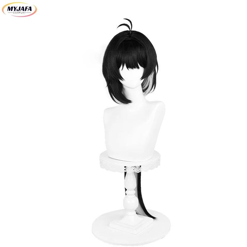 Женский парик для косплея Rover длинный унисекс из черных и белых волос