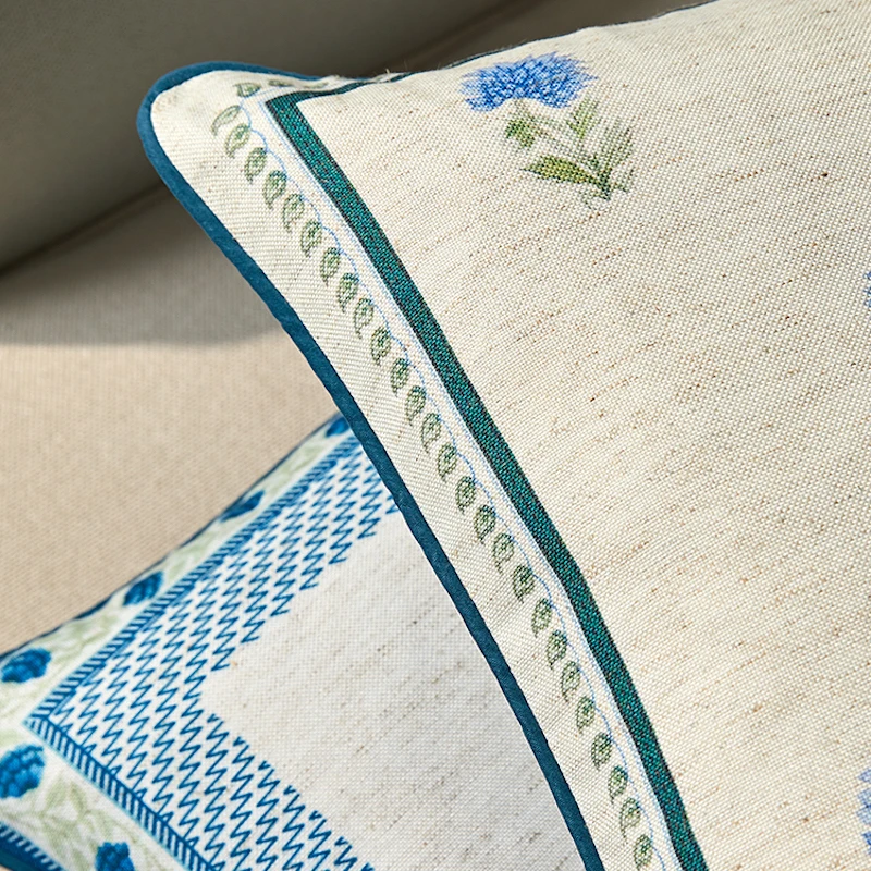 Разноцветные подушки синяя Подушка роскошная декоративная подушка для дивана