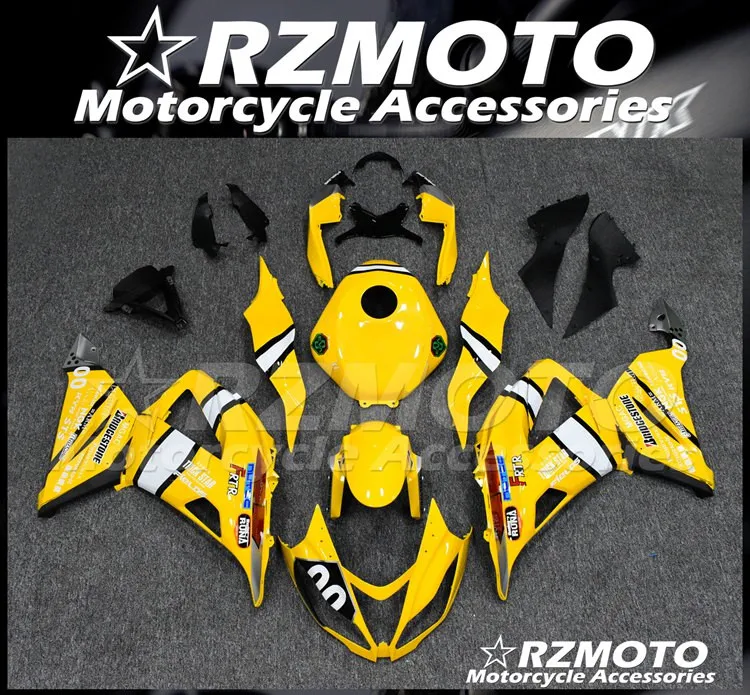 

New ABS Fairings Kit Fit for Kawasaki ZX6R ZX-6R Ninja 636 599 2013 2014 2015 2016 2017 2018 Bodywork set + Tank Cover Yellow