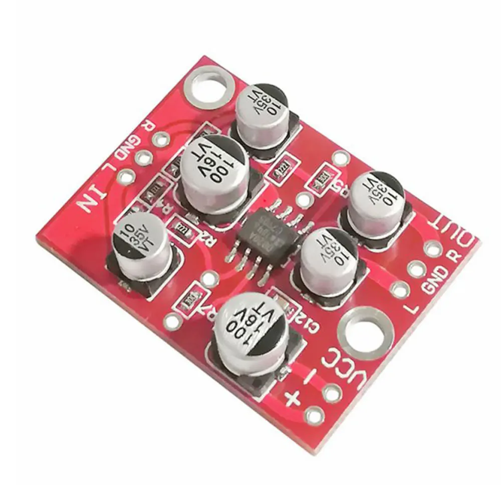 DC 5V-15V 12V AD828 Стерео предусилитель мощности, фотомодуль