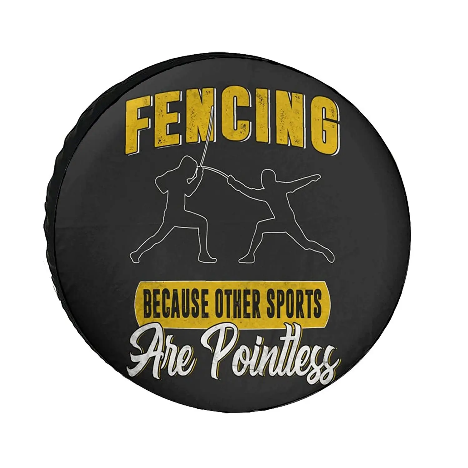 

Cool Fencing Sword Fight Universe Exploration Tire COVER CARs Wheel COVER CAR Protectors Weatherproof UV