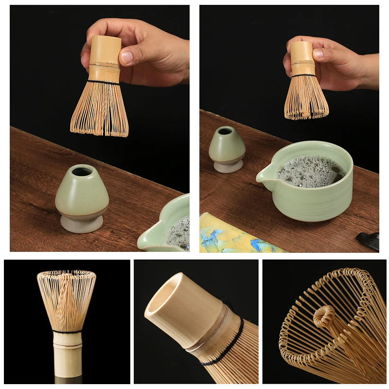 4 шт./7 шт. японский блендер матча набор посуда для питья чая безопасный бамбуковый