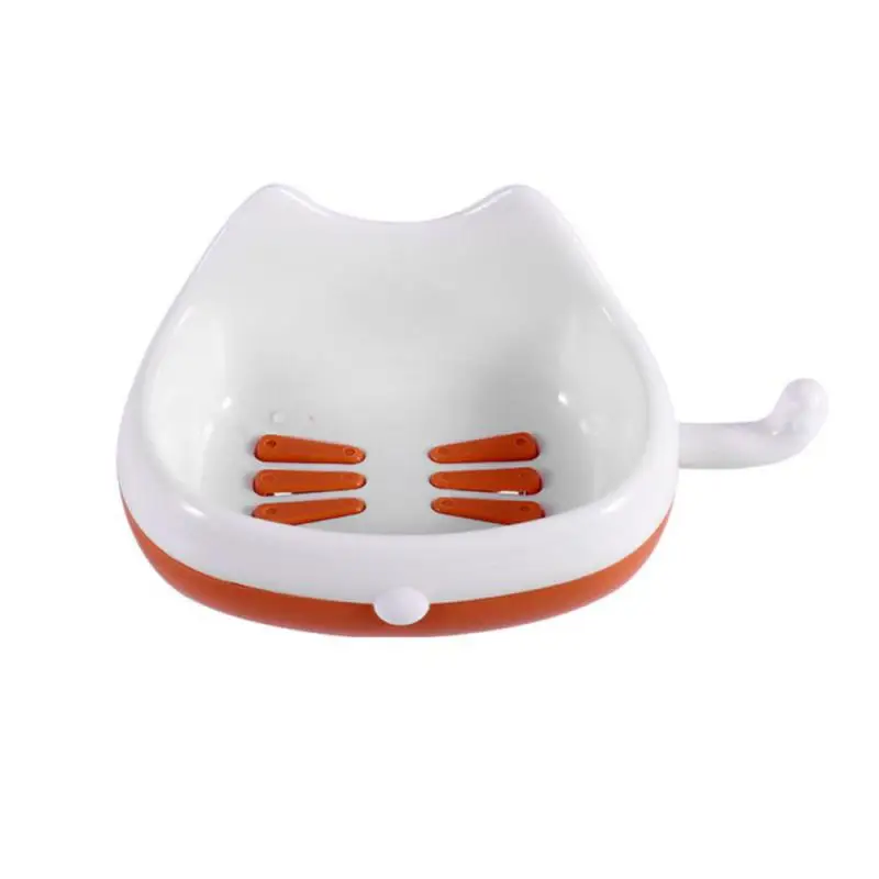 1/3/6PCS Soap Box Holder Cat Claw Suction Cup Wall Mounted Perforation Free Draining Bathroom Storage |