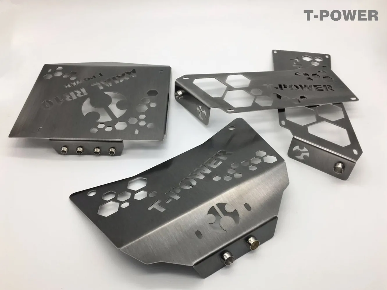 

Stainless steel armor plate is suitable for 1:10 AXIAL RR10 90048 90053 BOMBER RC Radio-controlled car parts