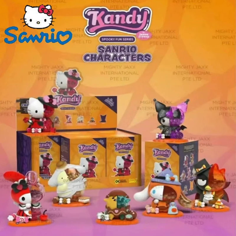 Оригинальный Sanrio глухая коробка Хэллоуин леденцы эльф серия Kuromi Hello Kitty Cinnamoroll
