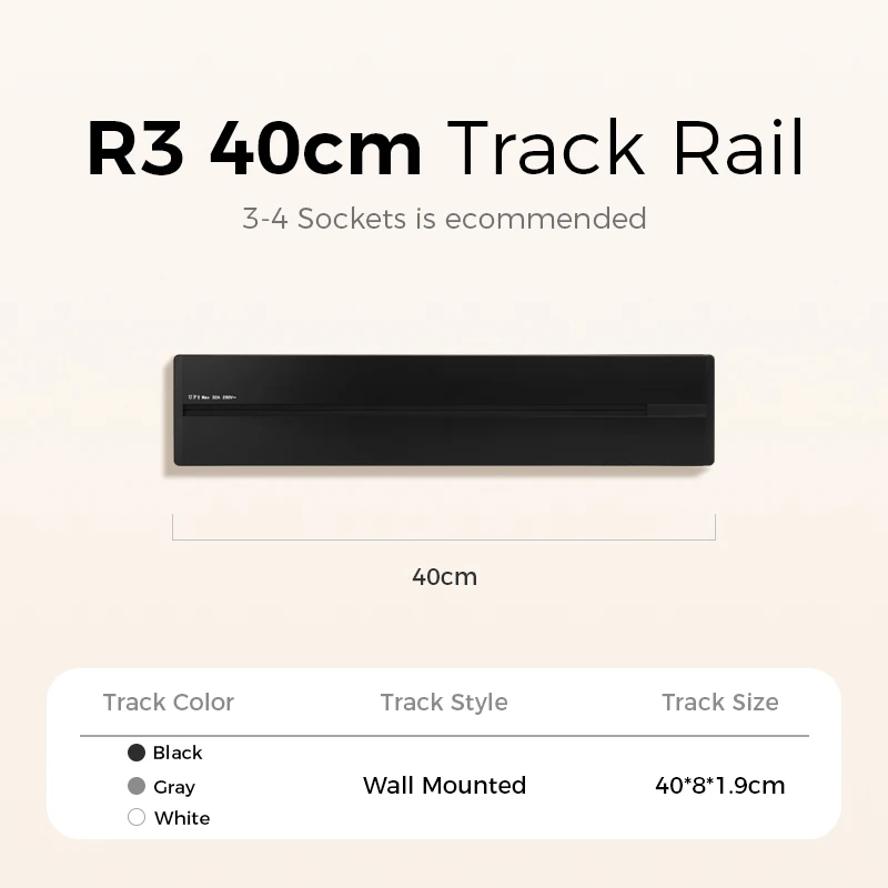 

Съемная направляющая розетка Avoir 32А черная/белая/серая