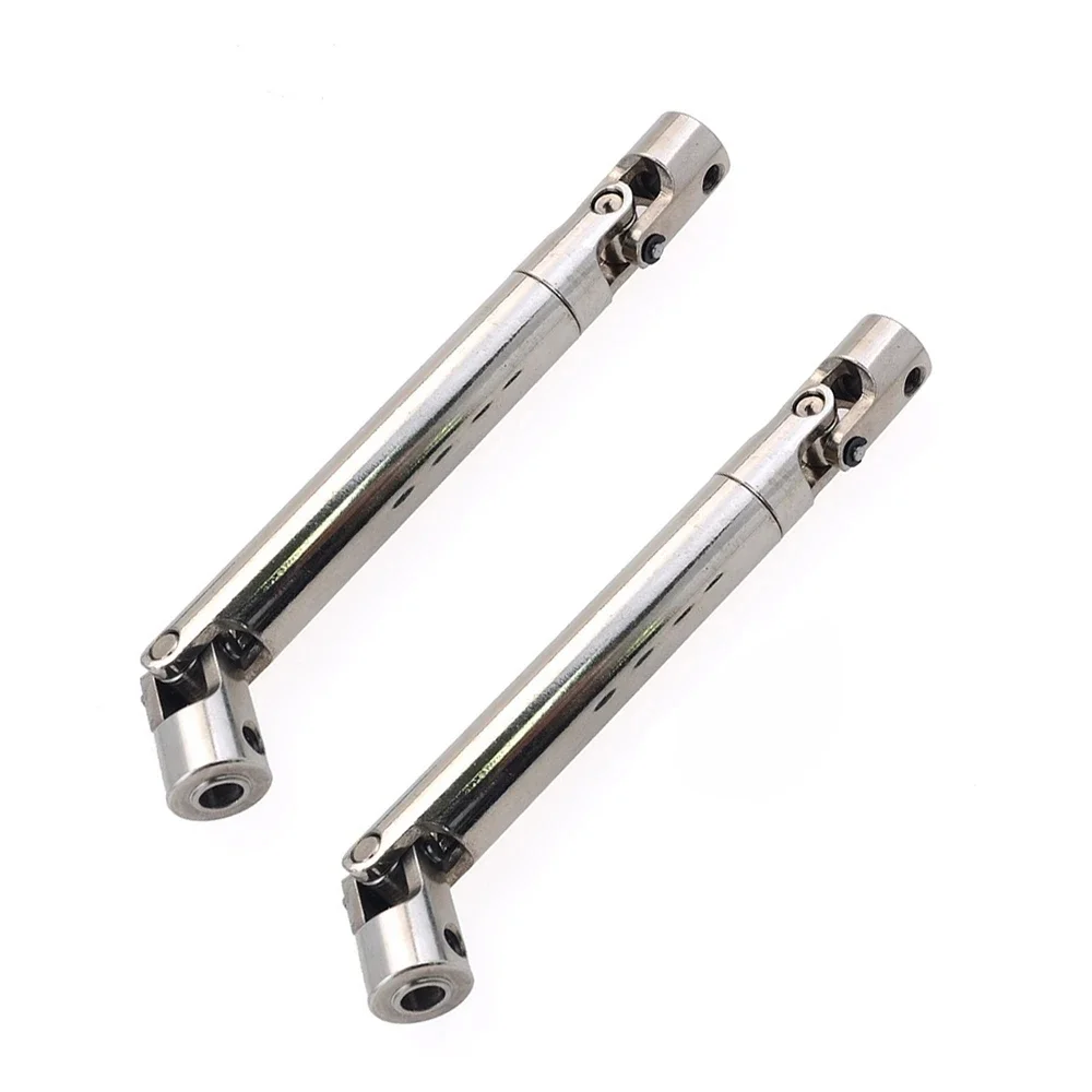 2PCS Metal Universal Drive Shaft With CVD 90-115mm 110-150mm For 1/10 Models RC Car SCX10 D90 Upgrade parts