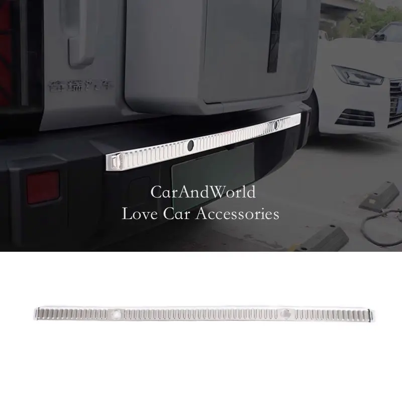 

Накладка на порог заднего бампера из нержавеющей стали для Chery iCAR03 iCAR 03 2024-2025, Аксессуары для автомобилей