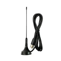 dvb t sucker antenna indoor tv aerial magnetic base 3m extension cable tv connector