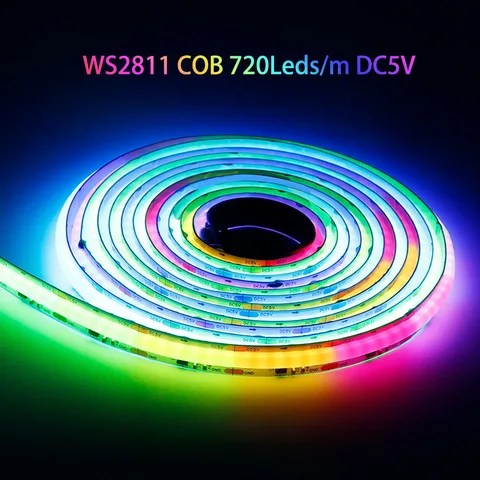 Xnbada RGB светодиодная лента WS2811 720 светодиодов/м 1-5M