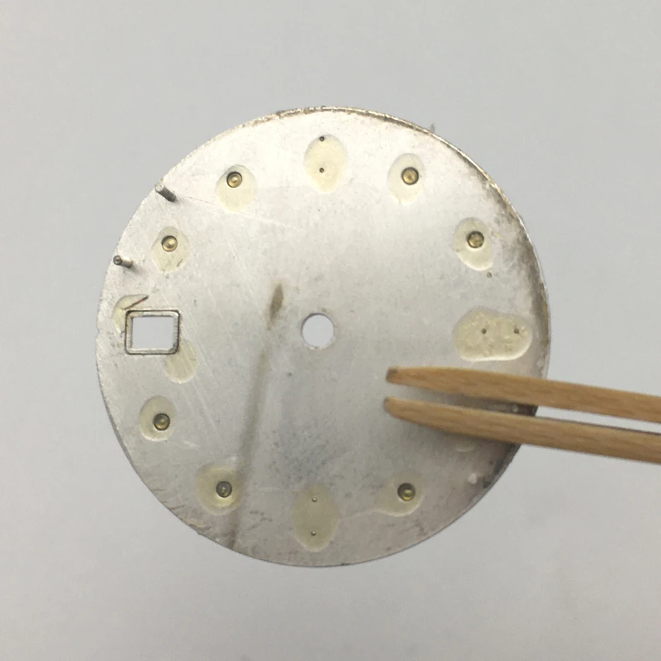 No Logo 28.5mm Watch Dial Replacement Modification Luminous for NH35A Movement, 3 Hours, 3.8 Hours, 00 Hours Watch Accessories