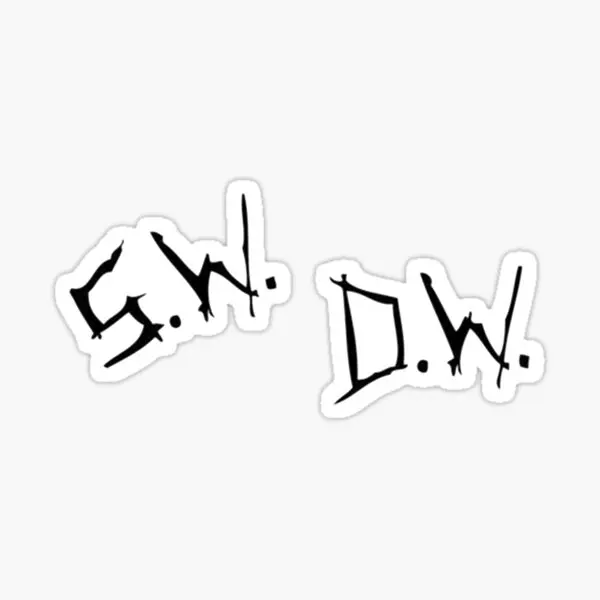 

Sam Dean Winchester Initials 5PCS Stickers for Room Car Bumper Background Laptop Water Bottles Home Kid Living Room Cartoon