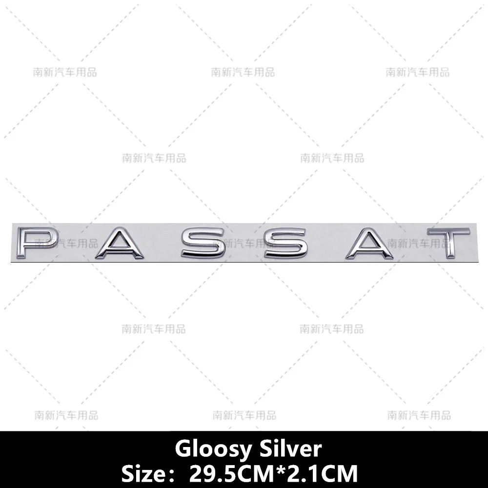 

3D металлический задний багажник автомобиля, эмблема PASSAT, боковая наклейка на крыло, наклейка для Volkswagen VW PASSAT, буквенный логотип, значок B8, аксессуары