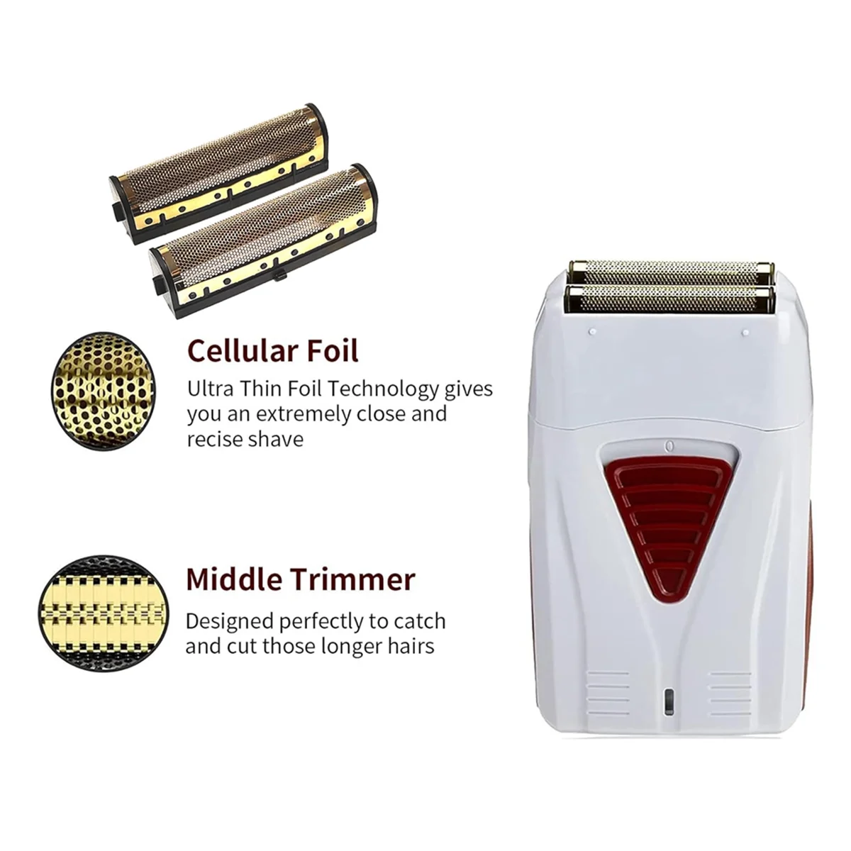 Бритва сменный резак Net + головка резака для Andis 17260 моющаяся 3D интеллектуальная